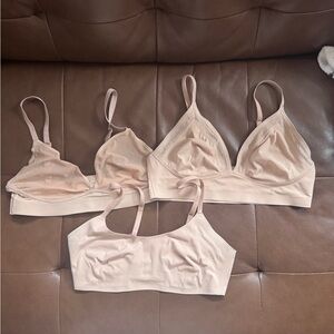 Aerie smoothez bralette bundle beige tan
